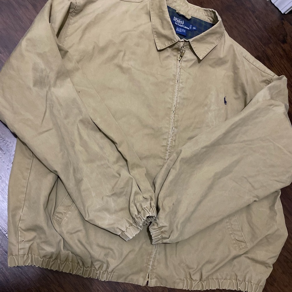 Polo by Ralph Lauren Khaki Windbreaker Jacket